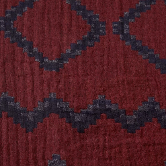 WilfredDiamond Mosaic Blanket Scarf (100% wool) - Picture 5 of 7